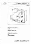 Agfa Sonector LS 2 manual. Camera Instructions.